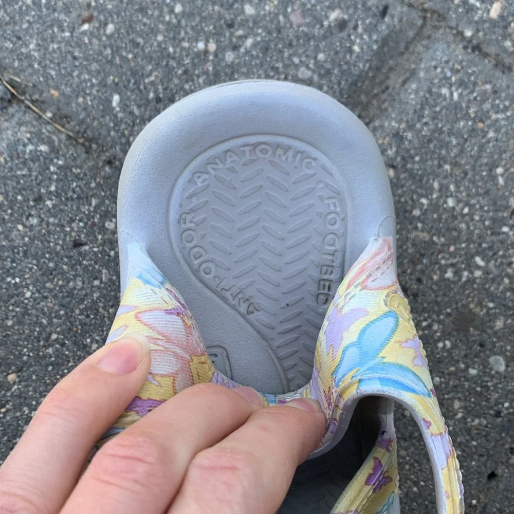 Keen Kids Closed-Toe Sandals in Purple and Pastel Multi